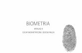 BIOMETRIA - home.agh.edu.plhome.agh.edu.pl/~jsw/biomfm/w4.pdf · Linie papilarne (dermatoglify) •Układ wypukłych bruzd (grubości ok. 0,2-0,3 mm i wysokości do 0,7 mm) na skórze