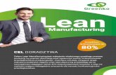 Lean - greenko.pl · Manufacturing Lean CEL DORADZTWA Celem Lean Manufacturing jest wdrożenie właściwego przebiegu procesu produkcji, by poprzez eliminację strat ograniczyć koszty