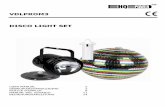 VDL PROM3 DISCO LIGHT SET - Velleman · to the light sou sed by user mo ren and unauth lines Service and Q ffect for profess an alternating c gned for uninte ... light output and