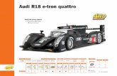 Audi R18 e-tron quattro - Slot · Audi R18 e-tron quattro Audi R18 e-tron quattro n. 4 Test 24h Le Mans 2013 Marco Bonanomi Release Date Apr 2015 11/28 17.3x10 1152C1 17.3x10 1152C1