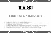 CENNIK T.I.S. POLSKA 2015 - Saga - Armatura przemysłowa ... · - wykonanie z klinem pokrytym NBR - wykonanie dla wód zasolonych ... 400 9578,38 9578,38 450 13381,56 13381,56 500