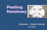 Peeling fenolowy - CAMI-Medycyna-Regeneracyjnacami-antiaging.eu/STRONA W BUDOWIE - WWB/07 - KOSMETOLOGIA/07... · Exoderm, który był obarczony bardzo dużym ryzykiem powikłań