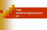 Fale elektromagnetyczne cd - if.pw.edu.plwolinski/fiz2/AW10_Fale elmg_war_brzeg.pdf · którego długość fal w próżni leży w przedziale od 1 mm do 770 nm • widzialne (światło