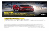 CENNIK OPEL VIVARO FURGON/ FURGON Z PODWÓJNĄ … · Cennik – Opel Vivaro Furgon / Furgon z podwójną kabiną Rok produkcji 2018, rok modelowy 2019 Modele i wersje 1.6 Diesel