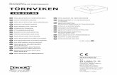 DECLARATION OF PERFORMANCE TÖRNVIKEN - ikea.com¶rnviken... · Sistema de evaluación de conformidad y sistema de evaluación y verificación de la constancia del rendimiento de