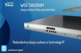 dystrybucja WISI TANGRAM · WISI TANGRAM stacja czołowa klasy operatorskiej Redundantna stacja czołowa w technologii IP excellence in digital … dystrybucja