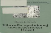Filozofia spełnionej nowoczesności - Hegelhegel-marks.pl/downloads/teksty-siemek59.pdf · CZESNOŚCI. Hegel jako partner w najgorętszych sporach filo zoficznych o kulturę, ba,