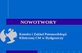 NOWOTWORY - patologia.cm.umk.plpatologia.cm.umk.pl/pliki/2015_patomorf_lek_wykl_04_neoplasiaLSz.pdf · Guz powiększone i przemieszczone narządy (m.in. śledziona, stercz, macica