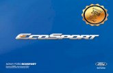 NOWY FORD ECOSPORT · 3 Nowy Ford EcoSport w wersji ST-Line w kolorze Blue Lightning (opcja) Nowy Ford EcoSport w wersji Titanium w kolorze Silver Silk (opcja) ST-Line