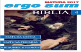 BIBLIA 4 - aleklasa.plaleklasa.pl/wp-content/uploads/2016/11/ERGO-SUM-nr-4-2017.pdf · się w tle, innym razem Biblia jest kluczem do powieści. W literaturze – dawnej i współczesnej