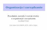 Organizacja i zarządzanie - akademor.webd.pl · •Henri FAYOL (1841-1925) –praktyk i teoretyk OiZ „fayolizm” –zdefiniował zarządzanie jako kompleks funkcji: 1. planowania