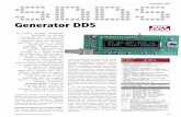 Generator DDS - ep.com.pl · DDS (Direct Digital Synthesis). Jest to dość prosta w założeniach metoda generowania przebiegów okresowych w sposób całkowicie cyfrowy (w zasadzie