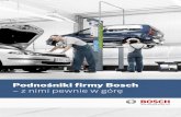 Podnośniki firmy Bosch – z nimi pewnie w góręwypos.intercars.com.pl/pliki/File/wyposazenie/Katalogi/Bosch... · Podnośniki 2-kolumnowe Bosch nadają się do prawie wszystkich