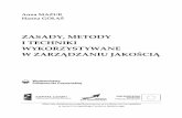 ZASADY, METODY I TECHNIKI WYKORZYSTYWANE W …fem.put.poznan.pl/poli-admin/didactics/36112287ZASADY METODY... · Deming E. W. to przewidywany stopień jednorodności i niezawodności
