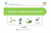 Energia z zasobów odnawialnych - giwk.pl · energia wiatru, energia promieniowania słonecznego, energia geotermalna, energia fal, pr ądów i pływów morskich, energia spadku rzek