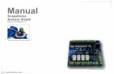 ScopeDome Arduino Shield Manual PL · Następnie wybierz odpowiedni element z listy Chose Arduino device i naciśnij przycisk Save Sengs. Numer IP karty Arduino jest również wyświetlany