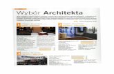 salony Wybór Architekta - inwestor.internity.plinwestor.internity.pl/static//pliki/4d3d907117a07.pdf · bracht, Gessi, Kos, Zucchetti, Targetti Poulsen, Bisazza i in. usługi dodatkowe: