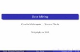 Data Mining - mif.pg.gda.plM6] DM/[Czw... · Data mining jest to proces analityczny, służący do odkrywania nietrywialnych, dotychczas nieznanych zależności, trendów w dużych
