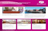 Hotel Focus Bydgoszcz** - Twoje komfortowe noclegi w Polsce · który odjeżdża z przystanku usytuowanego zaraz przy hotelu. ... Usługi dodatkowe ... • 3 wielofunkcyjne sale konferencyjne