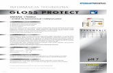 GLOSS PROTECT - lakmapro.pl · DREWNO I PANELE - środek do konserwacji i nabłyszczania pojemność ilość sztuk w op. zbiorczym ilość sztuk na palecie 1L 5L 10L 6 1 1 378 90