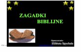 zagadki - parafia.domecko.pl · ZAGADKI BIBLIJNE Elżbieta Spychała Opracowanie PDF created with FinePrint pdfFactory trial version