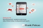 Pekao24 Bankowość elektroniczna dla Klientów indywidualnych · 3 8. Co to jest Pekao24Makler? 36 8.1. Pekao24Makler – serwis internetowy 37 8.1.1. Logowanie do serwisu 37 8.1.2.