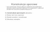 Konstrukcje oporowe - pracownicy.uwm.edu.plpracownicy.uwm.edu.pl/i.dyka/fundament_pliki/mury oporowe.pdf · Konstrukcje oporowe – ssą to konstrukcje, których głównym zadaniem