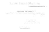 MECHANIK-MONTER MASZYN I URZĄDZEŃ 723[02]pliki.koweziu.edu.pl/programy/przedmiotowe/MECHANIK-MONTER_MASZYN_I... · 1. Podstawy konstrukcji maszyn 4 3 55 2. Technologia mechaniczna
