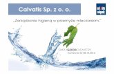 Calvatis Sp. z o. o. - bikotech.plbikotech.pl/wp-content/uploads/2016/10/Zarządzanie-higieną-w... · Higiena osobista i śluzy SIMPLY GOOD CHEMISTRY 19. BHP SIMPLY GOOD CHEMISTRY