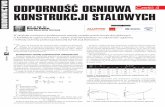 ODPORNOŚĆ OGNIOWA KONSTRUKCJI STALOWYCHbuildercorp.pl/wp-content/uploads/2016/01/Odporność-ogniowa... · Z tabeli 2 wynika, że aby konstrukcje stalowe uzyskały odporność ogniową