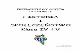 HISTORIA I - sp12.edu.pl · - zna swoje szkolne prawa i obowiązki + - wskazuje przyczyny konfliktów między ludźmi i przedstawia sposoby ... - wie, czym są źródła historyczne,