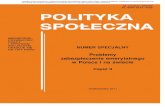 Problemy zabezpieczenia emerytalnego w Polsce i … której partnerem było Powszechne Towarzystwo Emerytalne PZU S.A. 2 Polityka Społeczna 2011 Zachowania, zaufanie i odpowiedzialność