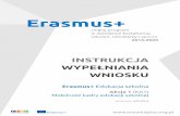 INSTRUKCJAerasmusplus.org.pl/wp-content/uploads/2014/02/INSTRUKCJA_wniosek... · (należy wybrać z listy rozwijalnej język polski) ... jeśli wniosek składany jest przez lidera
