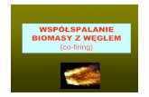 WSPÓŁSPALANIE BIOMASY Z WĘGLEMfluid.wme.pwr.wroc.pl/.../Wspolspalanie_biomasy_z_weglem.pdf · Akty prawne wspieraj ące energetyczne wykorzystanie biomasy 1.Dyrektywa Parlamentu