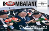 Uroczyste obchody 74. rocznicy bitwy - kombatanci.gov.pl · Uroczyste obchody 74. rocznicy bitwy o Monte CassinoFOT. UDSKIOR Partnerem Projektu jest ... darzenia historyczne. Polakami