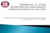 PAŃSTWOWY POWIATOWY INSPEKTOR SANITARNY W …powiat.nysa.pl/files/editor2/000001- Ela/SANEPID.pdf · Salmonellozy-zatrucia pokarmowe 28 24 34 ... Inne bakteryjne zakażenia jelitowe