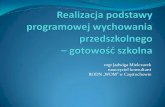 mgr Jadwiga Mielczarek nauczyciel konsultant RON „WOM” w ...dko.womczest.edu.pl/pliki/PP-wych-prz.pdf · Rozporządzenie MEN z dnia 17 listopada 2010 r. w sprawie zasad udzielania