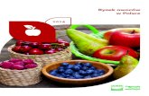 Rynek owoców w Polsce - kowr.gov.pl · dużą różnorodnością odmian jabłek. Obecnie w polskich sadach dominują: „Idared”, „Szam-pion”, „Jonagold”, „Ligol”,
