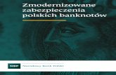 Zmodernizowane zabezpieczenia polskich banknotów · szynie, a z prawej – lwa rozpiętego na wici roślinnej z obramowania Drzwi Gnieźnieńskich. Charakterystyczne elementy zmodernizowanego