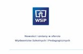 Wydawnictw Szkolnych i Pedagogicznych - wikr.com.pl · Nowy cykl opracowany z myślą o najmłodszych przedszkolakach. Umiejętnie zachęca maluchy do pierwszych zabaw w odkrywanie