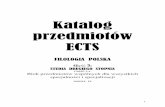 Katalog przedmiotów ECTS - ifp.univ.rzeszow.plifp.univ.rzeszow.pl/dokumenty/ects/modul9.pdf · 1 Katalog przedmiotów ECTS FILOLOGIA POLSKA część 3: STUDIA DRUGIEGO STOPNIA CZĘŚĆ