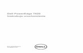 Dell PowerEdge T620 Instrukcja uruchomieniatopics-cdn.dell.com/pdf/poweredge-t620_Setup-Guide_po-pl.pdf• Podręcznik użytkownika zawiera informacje o funkcjach systemu i opis sposobów