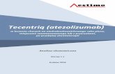 Tecentriq® (atezolizumab) w leczeniu chorych na ...bipold.aotm.gov.pl/assets/files/zlecenia_mz/2018/016/AW/16_AW_OT... · Częstości schematów stosowanych po terapii atezolizumabem