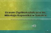 W ramach projektu Archimedes 2011/2012 - Augustowskie ...acedu.pl/www5/wwdp/sokol.pdf · Krzysztof Chyla, „Fizyka dla uczniów liceów ogólnokształcących”, DEBIT, 1996