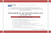 PROJEKT WYKONAWCZY ETAP II - zgksepolno.plzgksepolno.pl/wp-content/uploads/2014/04/KonstrukcjaII_opis.pdf · PROJEKTOWANIE OCZYSZCZALNI ŚCIEKÓW ... Fundament i zadaszenie dla zbiorników