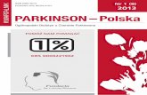Ogólnopolski Biuletyn o Chorobie Parkinsona · Coś się kończy, coś się zaczyna – czyli przełom roku .....8 Głęboka stymulacja mózgu i inne formy leczenia choroby Parkinsona