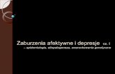 Zaburzenia afektywne i depresje cz. I - Aktualnościips.spoleczna.pl/images/pdf/Psychpatologia/wyk3.pdf · koncepcja spektrum zaburzeń afektywnych obejmująca 7 grup zaburzeń. Badania