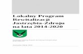 Lokalny Program Rewitalizacji - Konsultacje Jastrzębie-Zdrój · na temat rewitalizacji. Pod adresem rewitalizacja.jastrzebie.pl w 2014 r. uruchomiona została strona internetowa