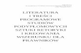 LITERATURA I TREŚCI PROGRAMOWE STUDIÓW …bip.us.edu.pl/.../bip.us.edu.pl/files/prawo/zal201217102.pdf · 2012-12-05 · 2 ZAŁO ŻENIA ORGANIZACYJNO-PROGRAMOWE Opis zakładanych