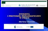 Prezentacja programu PowerPoint - ue.poznan.plue.poznan.pl/.../20131105/ETYKIETA_I_PROTOK_____DYPLOMATYCZNY… · PPT file · Web view... nie dzwonić w sprawach służbowych w ...